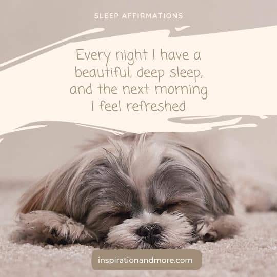 Sleep Affirmations