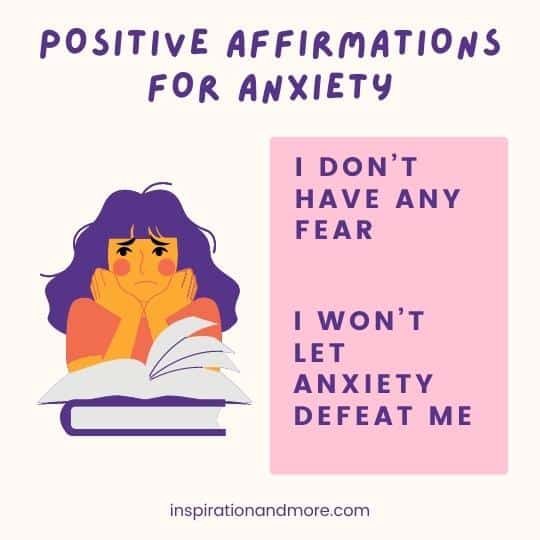 Positive Affirmations For Anxiety