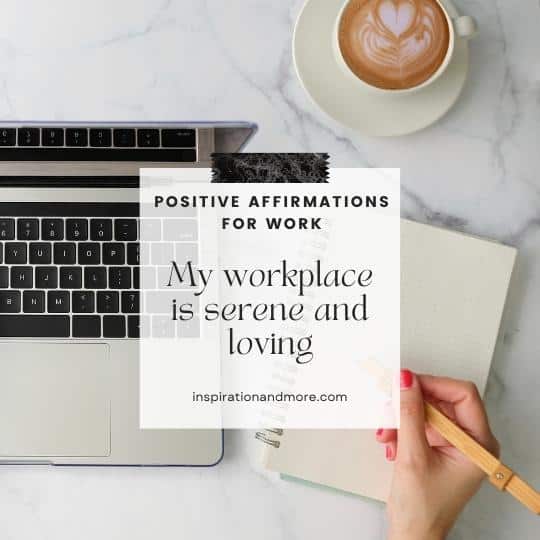 Positive Affirmations For Work